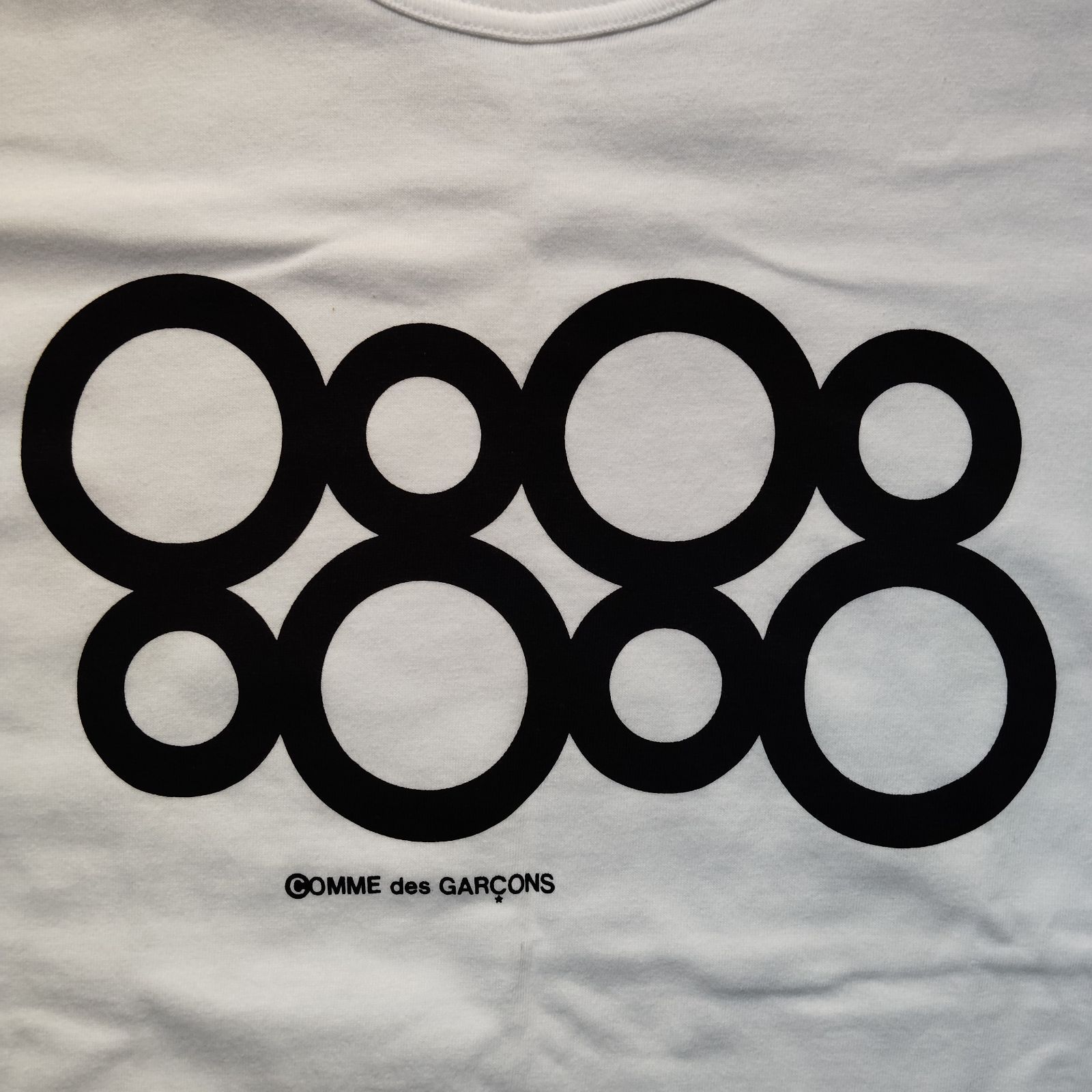 COMME des GARCONS AD2023 青山オリジナル サークルロゴTシャツ XL 