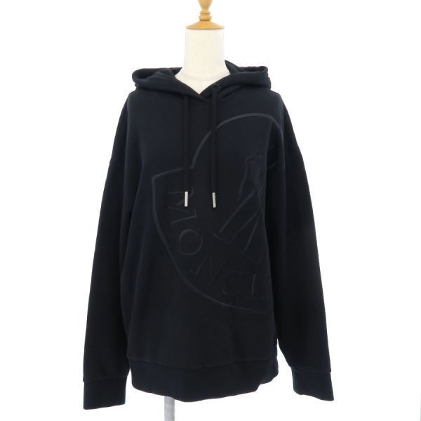 モンクレール パーカー 黒 L【Bランク】【中古】