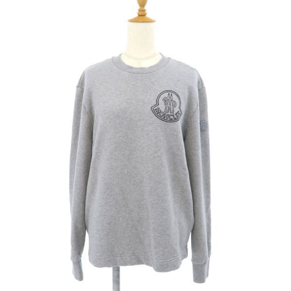 モンクレール スウェット グレー M【Aランク】【中古】