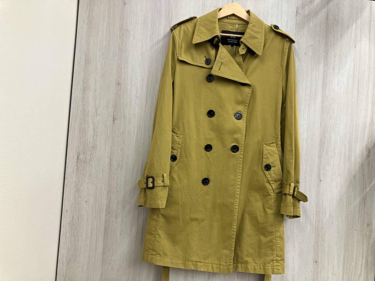 BURBERRY BLACK LABEL トレンチコート L 黄色系（からし色） - メルカリ