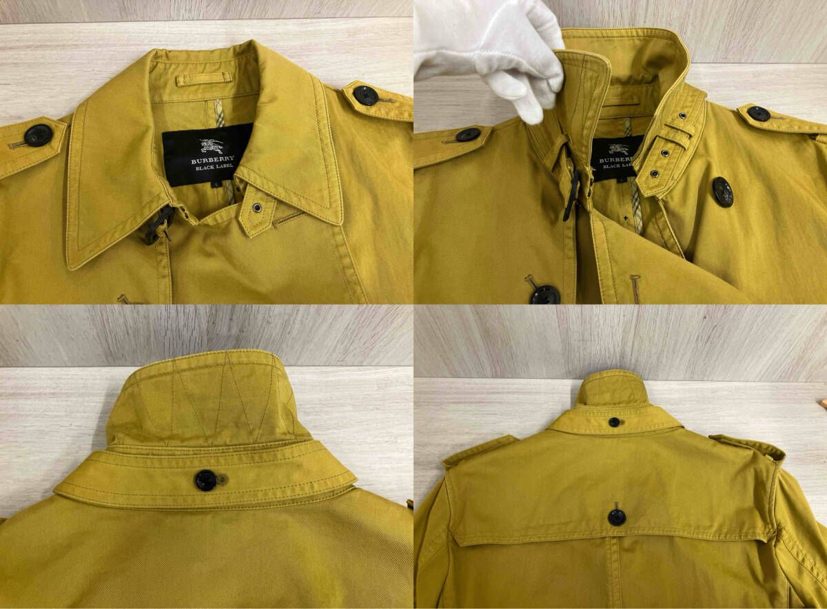 BURBERRY BLACK LABEL トレンチコート L 黄色系（からし色） - メルカリ