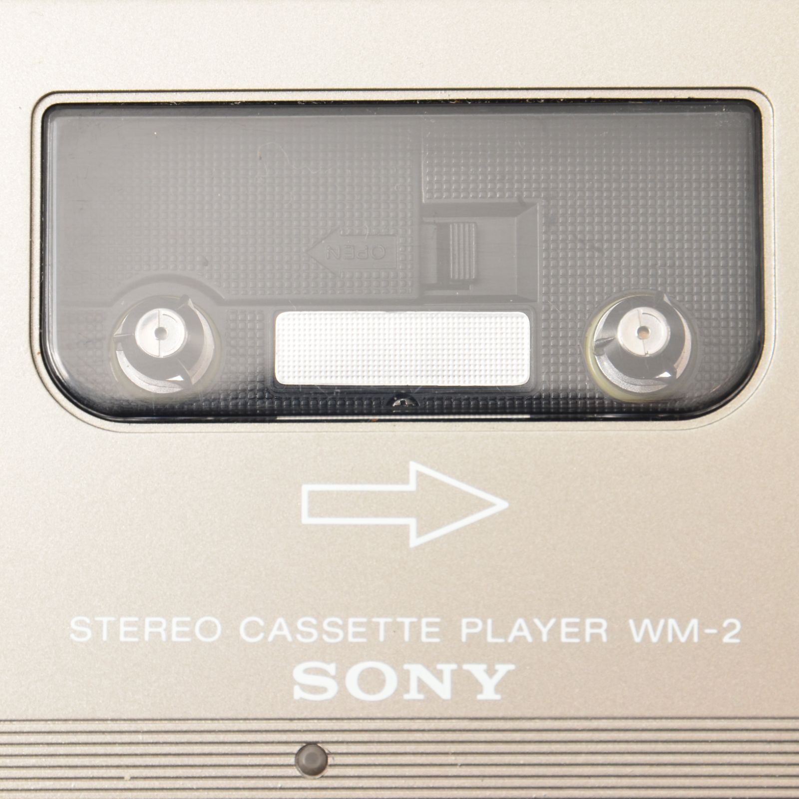 SONY WALKMAN WM-2 カセットウォークマン シルバー ケース付 整備済