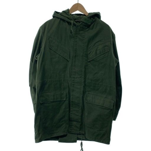 【中古】　SEYNTEX　ミリタリージャケット　70s vintage　70年代　OLD　1977年製　フード　フルジップ　無地　ベルギー軍　古着　/1921