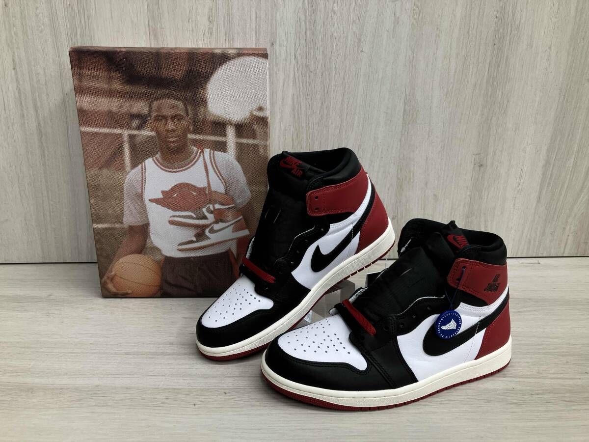 【タグ付】 Nike Air Jordan 1 Retro High OG ナイキ エア ジョーダン スニーカー DZ5485-106 メンズ 26.0 ホワイト ブラック レッド