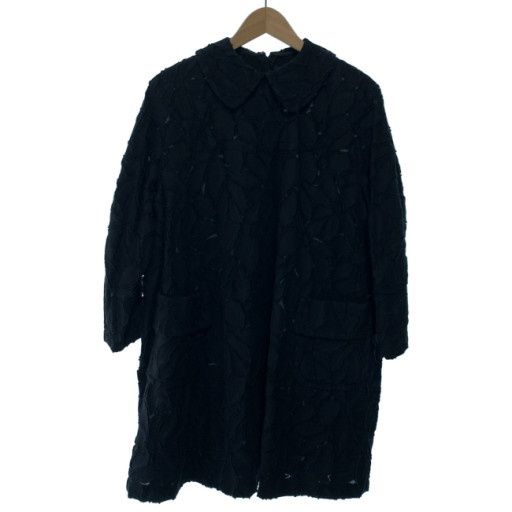 【中古】　COMME des GARCONS　ワンピース　AD2016　長袖　ひざ丈　バックジップ　花柄　日本製　ドメスティック　古着　/2496