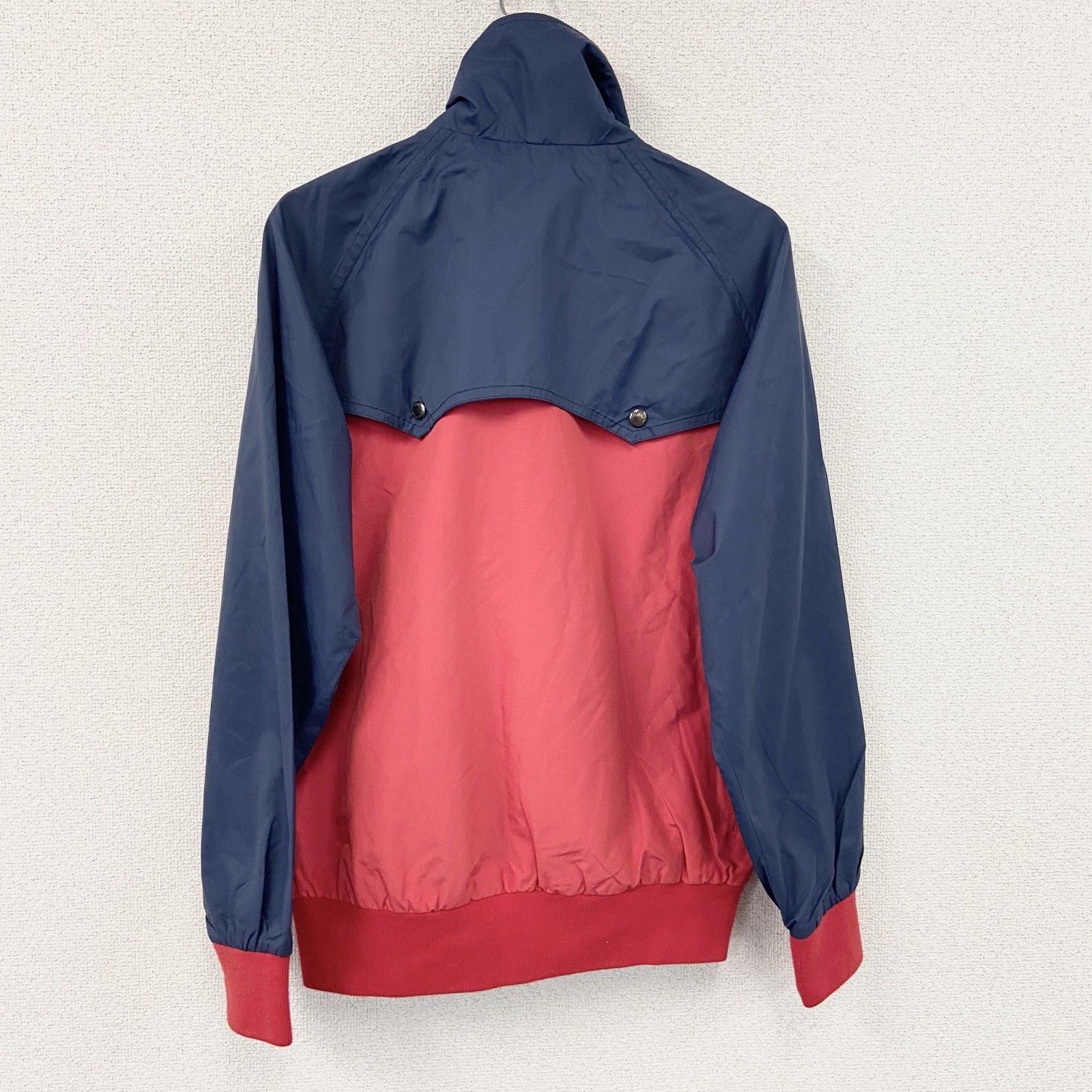 DESCENTE デサント ハーフジップナイロンジャケット 赤 レッド 紺 