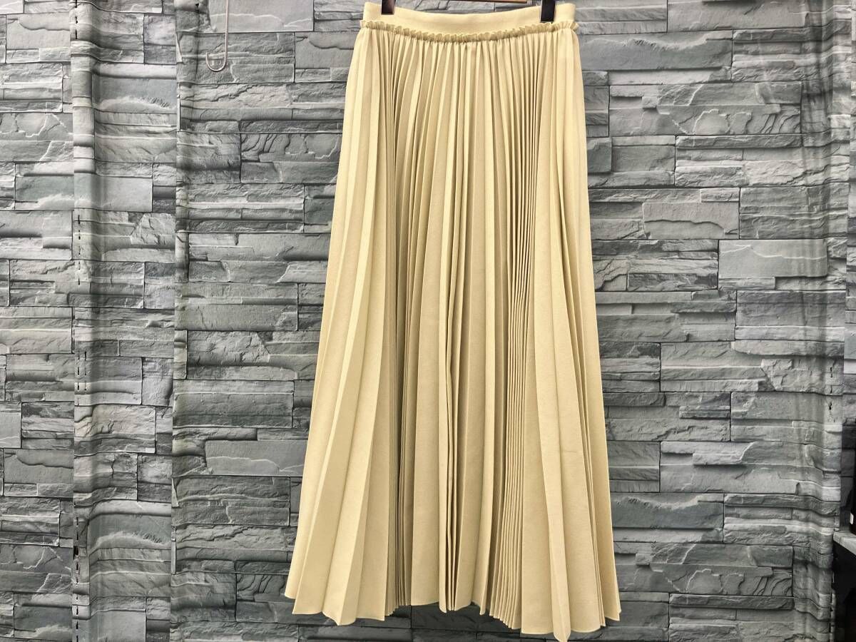 ebure/スカート/3410500174 プリーツ　イエロー/サイズ36/通年 8,408円