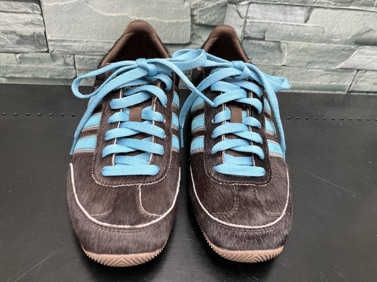 adidasアディダス／スニーカー／ハラコ／JS4028／ブラウン／24.5cm／通年