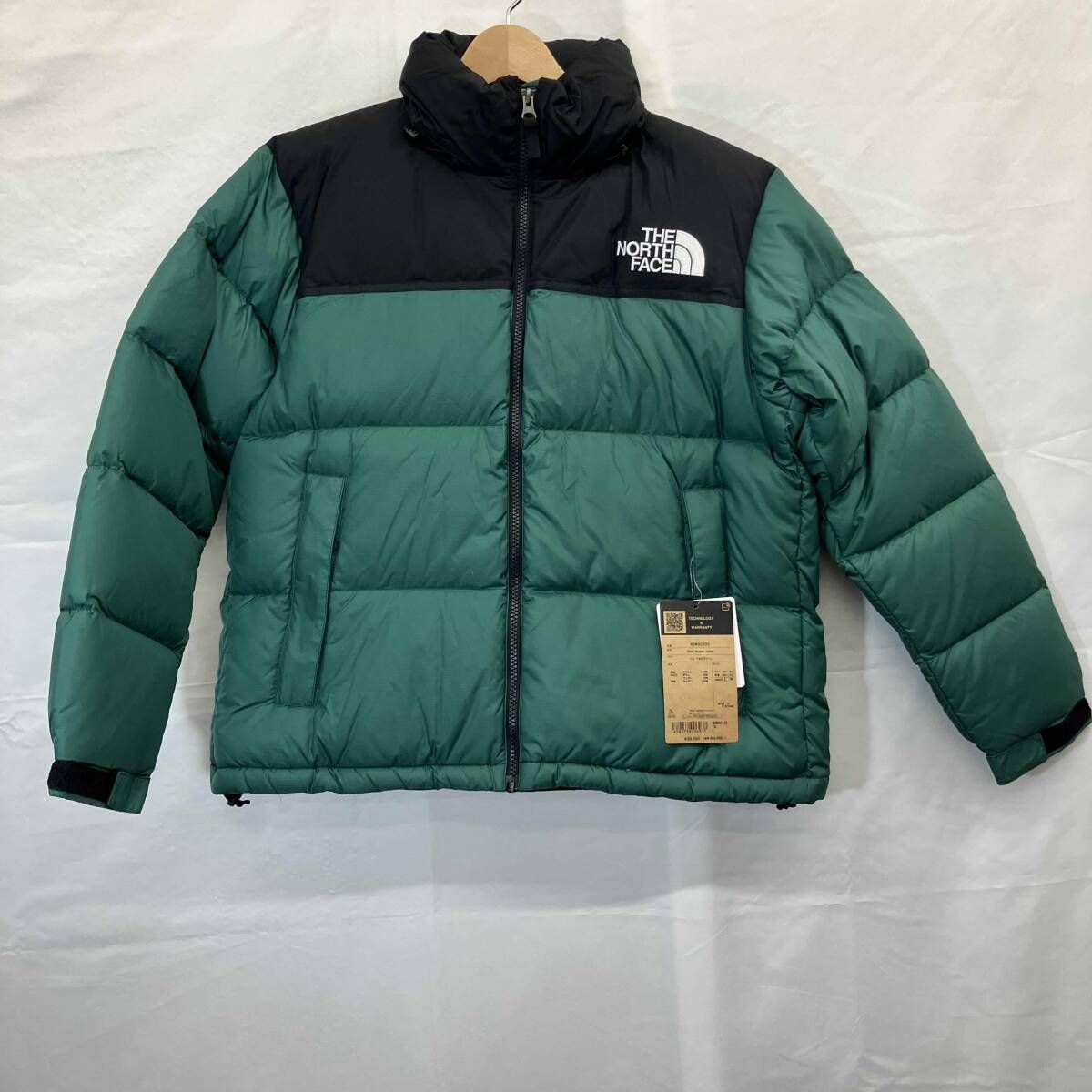 THE NORTH FACE/ノースフェイス/ダウンジャケット /NDW92335/short nuptse jacket/TG/TNFグリーン /Lサイズ/新品/未使用