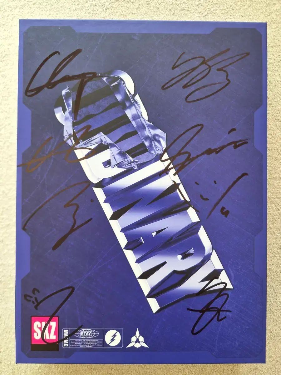 Stray Kids MANIAC Oddinary 親筆サイン入り 非売品 アルバム