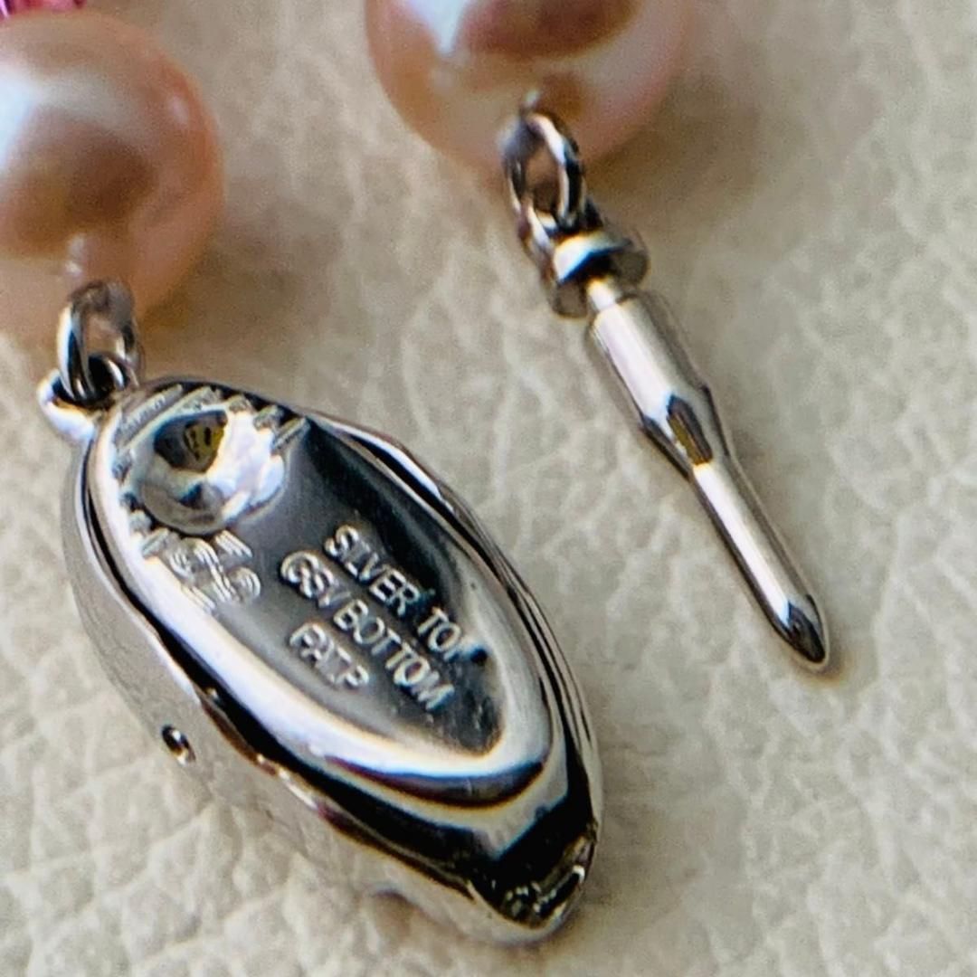 美品 ジュエリーマキ 本真珠 パール silver 留め具 ネックレス コンビ