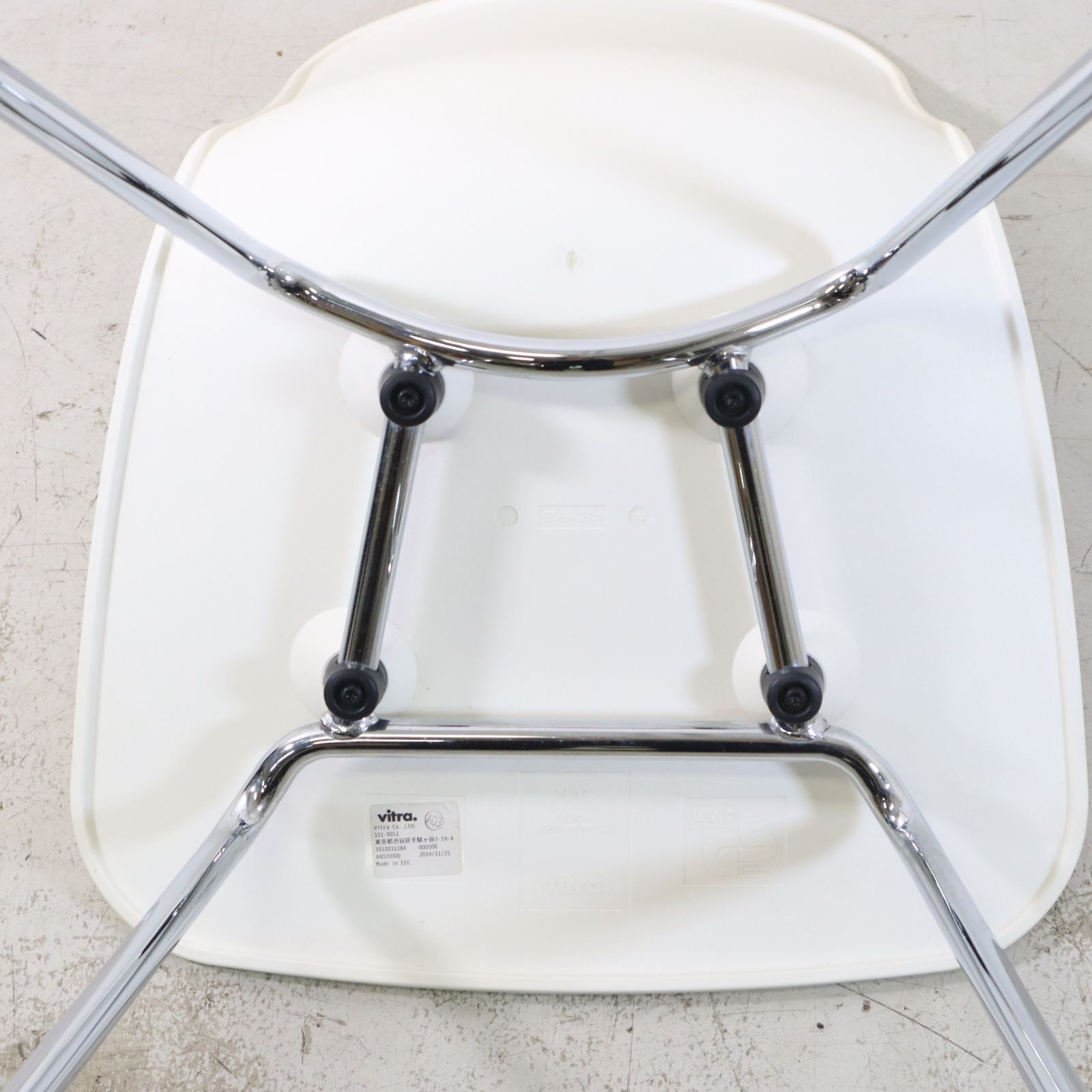 vitra. ヴィトラ HAL Tube ハル チューブ チェア ホワイト/クローム