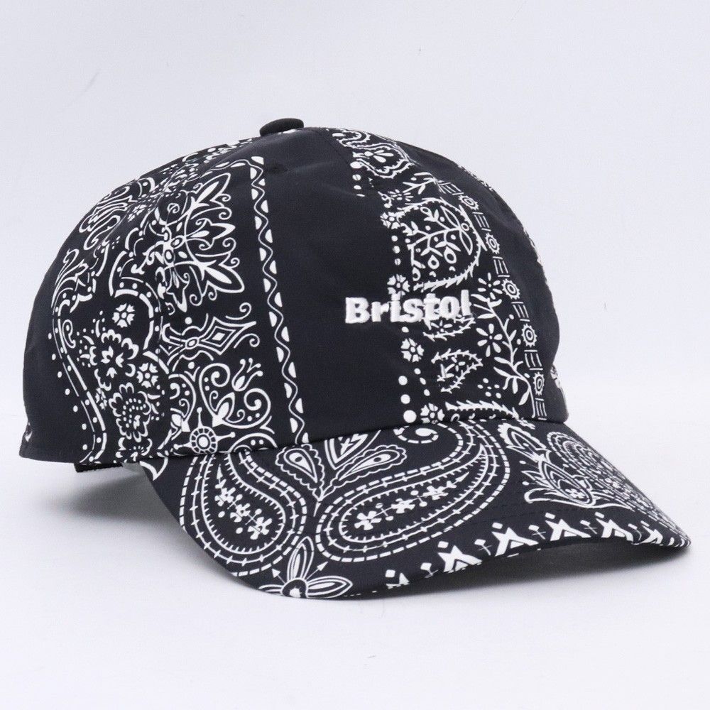 F.C.REAL BRISTOL バンダナナイロンキャップ ブラック FCRB-210084