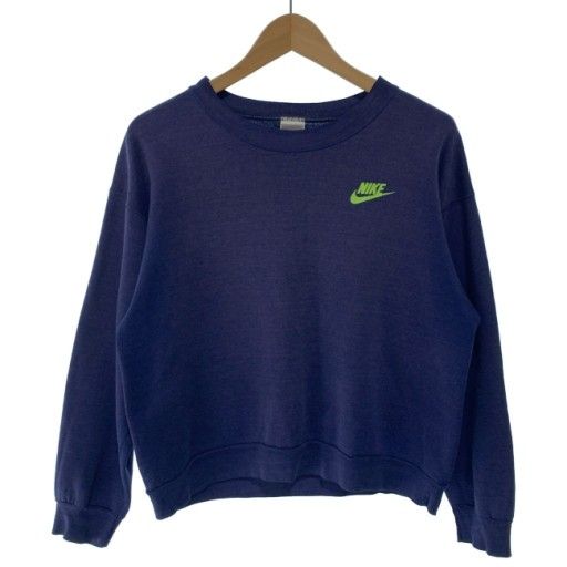 【中古】　NIKE　スウェット　90s vintage　90年代　OLD　長袖　トレーナー　トップス　クルーネック　裏起毛　ブランドロゴ　USA製　スポーツ　古着　/1930