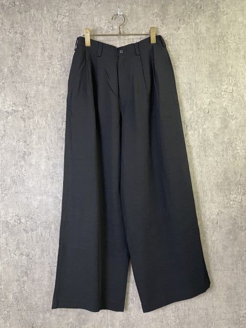 【中古】Y'S ﾜｲｽﾞ ｽﾗｯｸｽ ﾜｲﾄﾞ ﾊﾟﾝﾂ ﾖｳｼﾞﾔﾏﾓﾄ YOHJI YAMAMOTO ﾌﾞﾗｯｸ 33973701