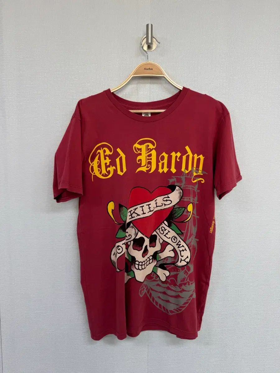 Ed Hardy スカル 半袖Tシャツ