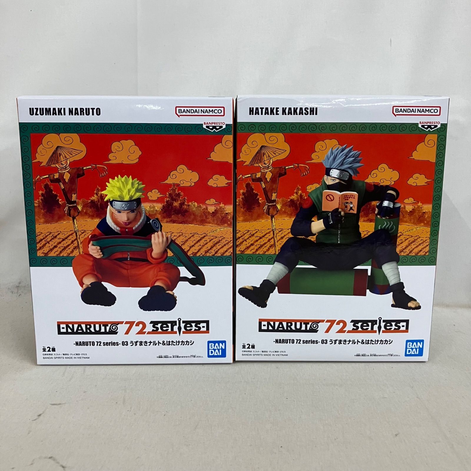 未開封 NARUTO 72series-03 うずまきナルト＆はたけカカシ フィギュア