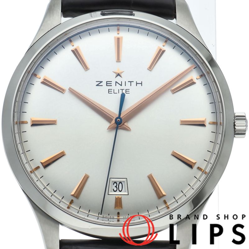 ゼニス キャプテンエリート セントラル セコンド ウォッチ 40mm メーカーOH済(保証期間中） 03.2020.670/01.