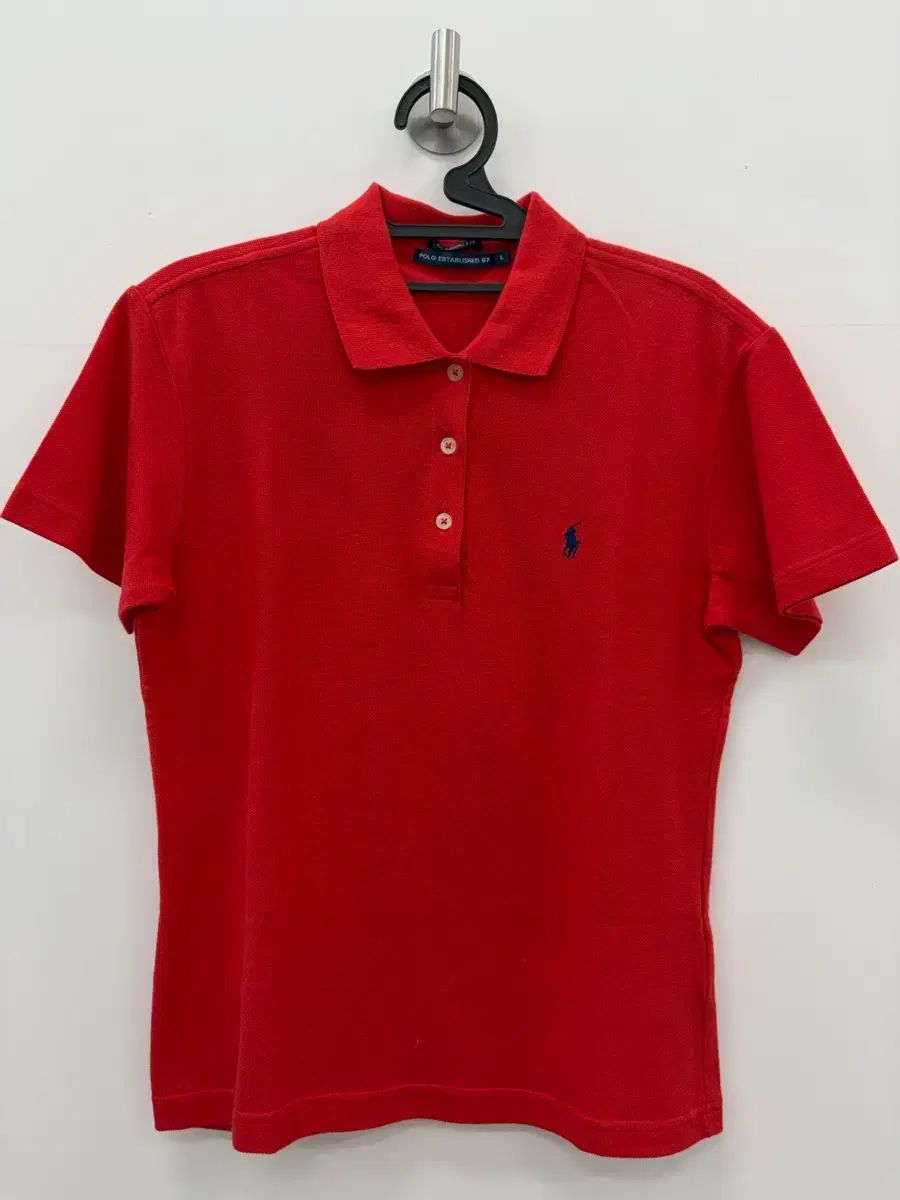 ポロラルフローレン 半袖 カラーTシャツ レッド