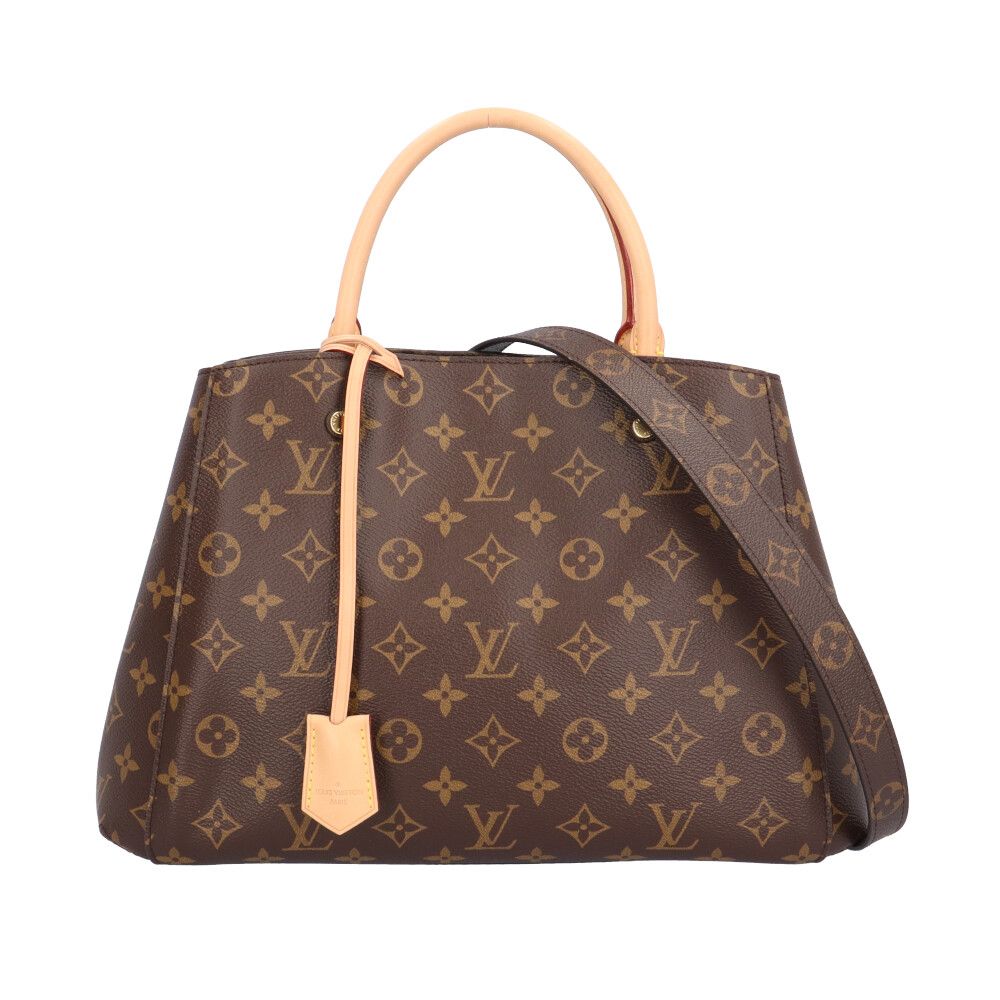 ルイヴィトン モンテーニュMM モノグラム ショルダーバッグ モノグラムキャンバス M41056 ブラウン レディース LOUIS VUITTON 中古 ルイヴィトン ルイ ヴィトン