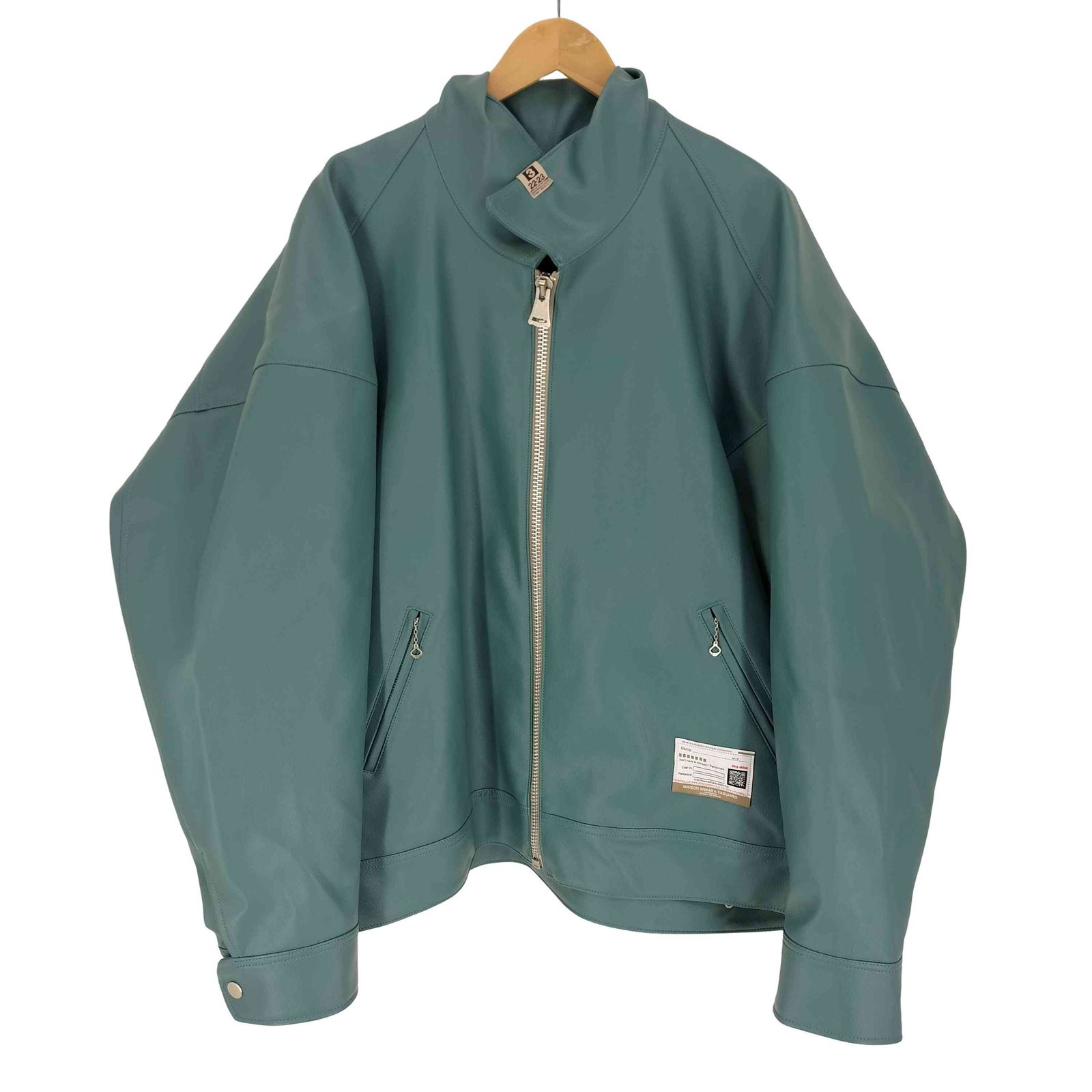 メゾンミハラヤスヒロ Maison MIHARA YASUHIRO 22aw SELF CULTURE ヴィーガンレザージャケット メンズ JPN：46