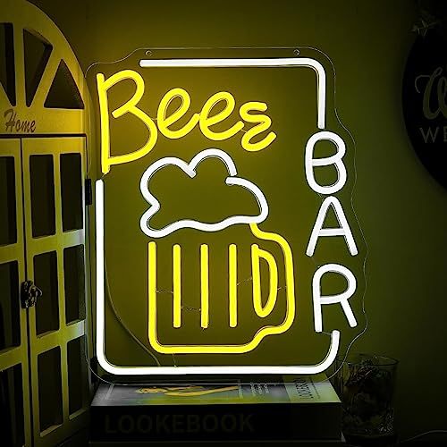 ビールネオンサイン バーネオンライト 調光可能ledライト ネオン管インテリア 壁飾りネオンサイン 店舗装飾ネオン看板 バー レストラン クリスマス パーティー装飾ライトプレゼント 国内発送 d655eab4