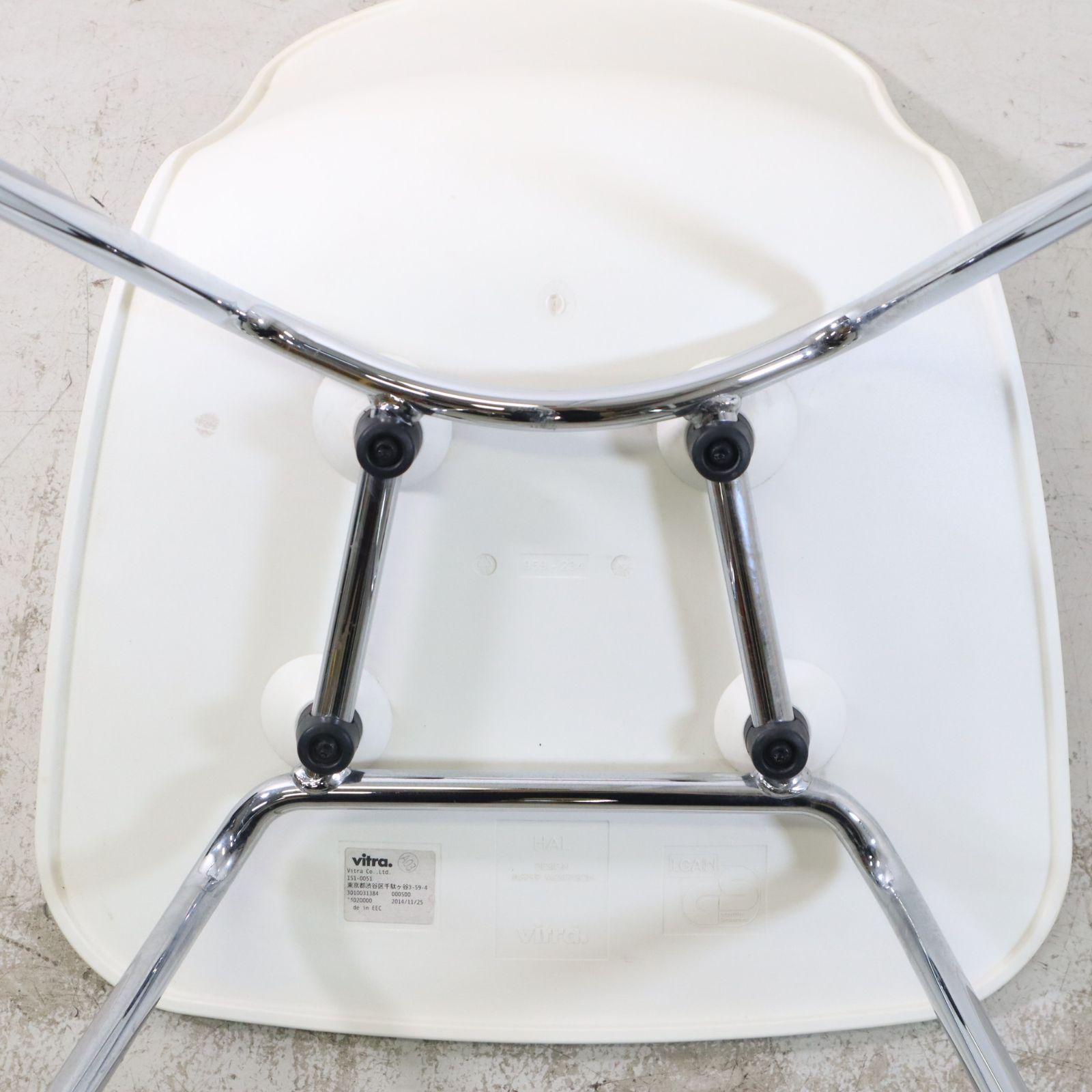 vitra. ヴィトラ HAL Tube ハル チューブ チェア ホワイト/クローム