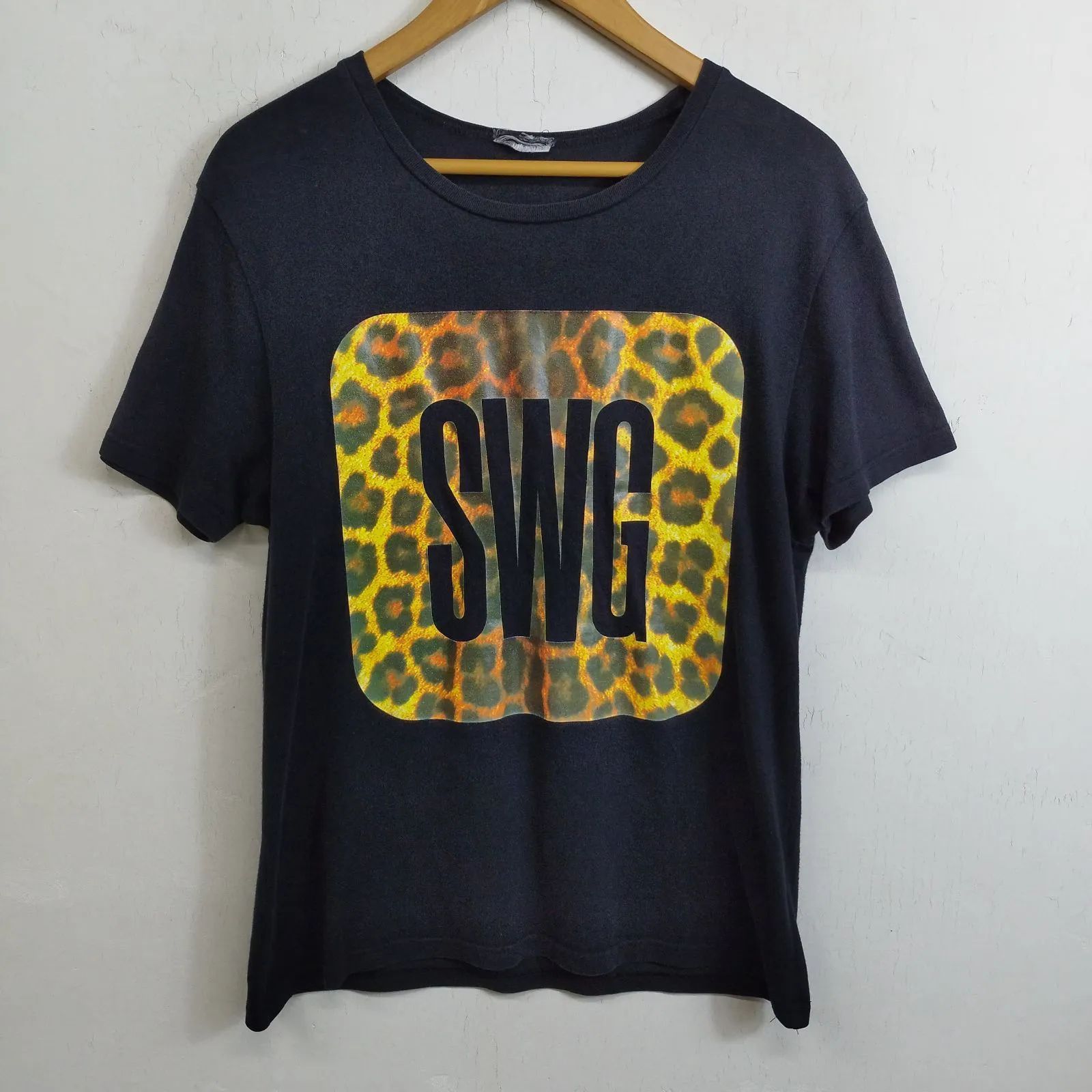 SWAGGER スワッガー 半袖 Tシャツ SWG ボックスロゴ レオパード