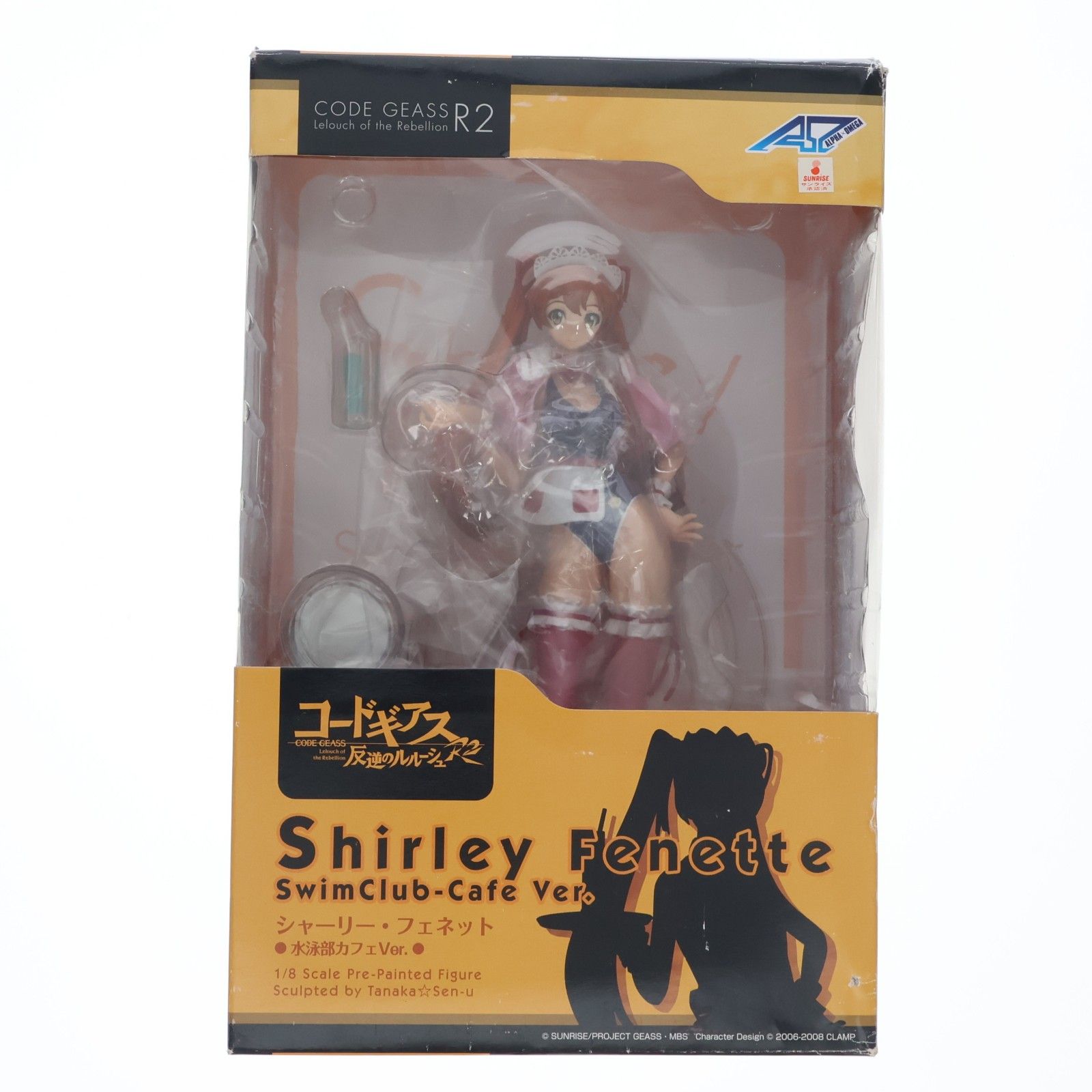 シャーリー・フェネット 水泳部カフェVer. コードギアス 反逆のルルーシュR2 1/8 完成品 フィギュア アルファオメガ