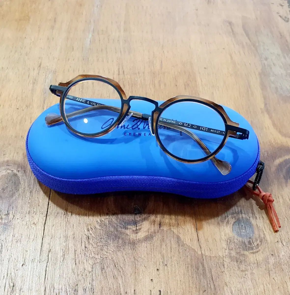 正規品 ANNE ET VALENTIN (アンバレンタイン) メガネ M2 (44mm) H31 多角形 ソリューションテクツリー