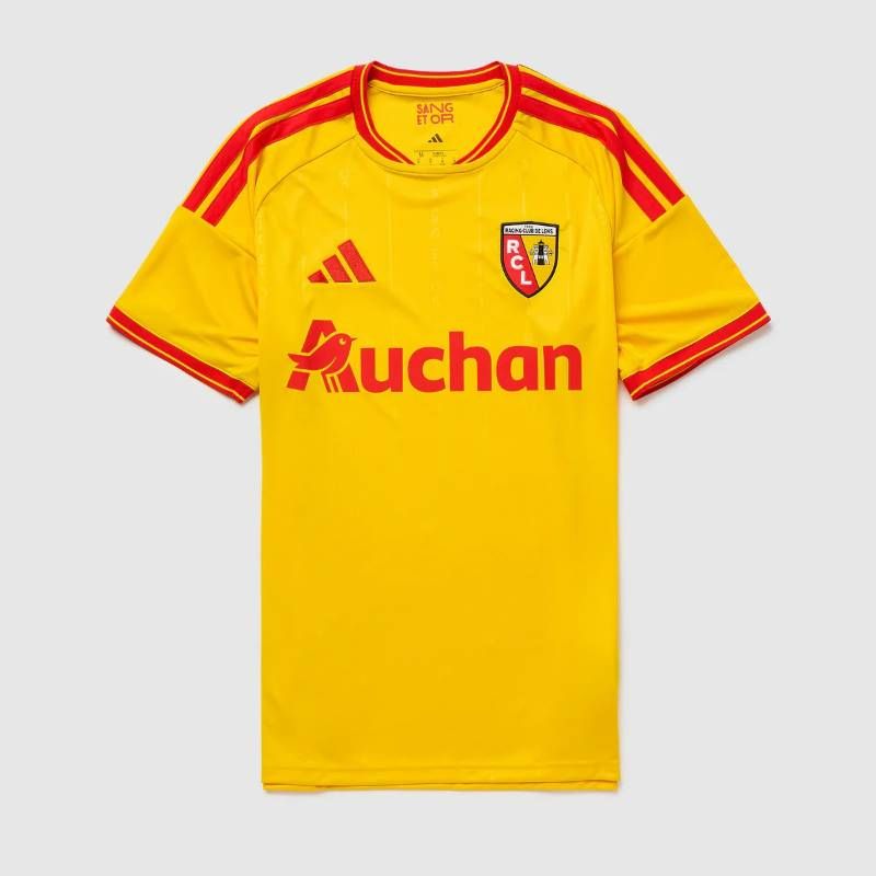 【送料無料・匿名配送】adidas アディダス RCランス 2026/27 公式 ホーム ユニフォーム 黄 赤 サッカー シャツ 半袖 新品 正規品