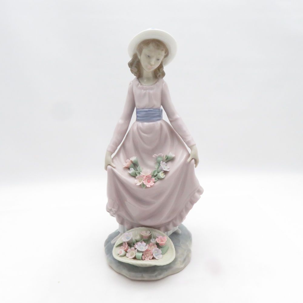 リヤドロ 「花のバスケット」 LLADRO リヤドロ 5027 花のバスケット