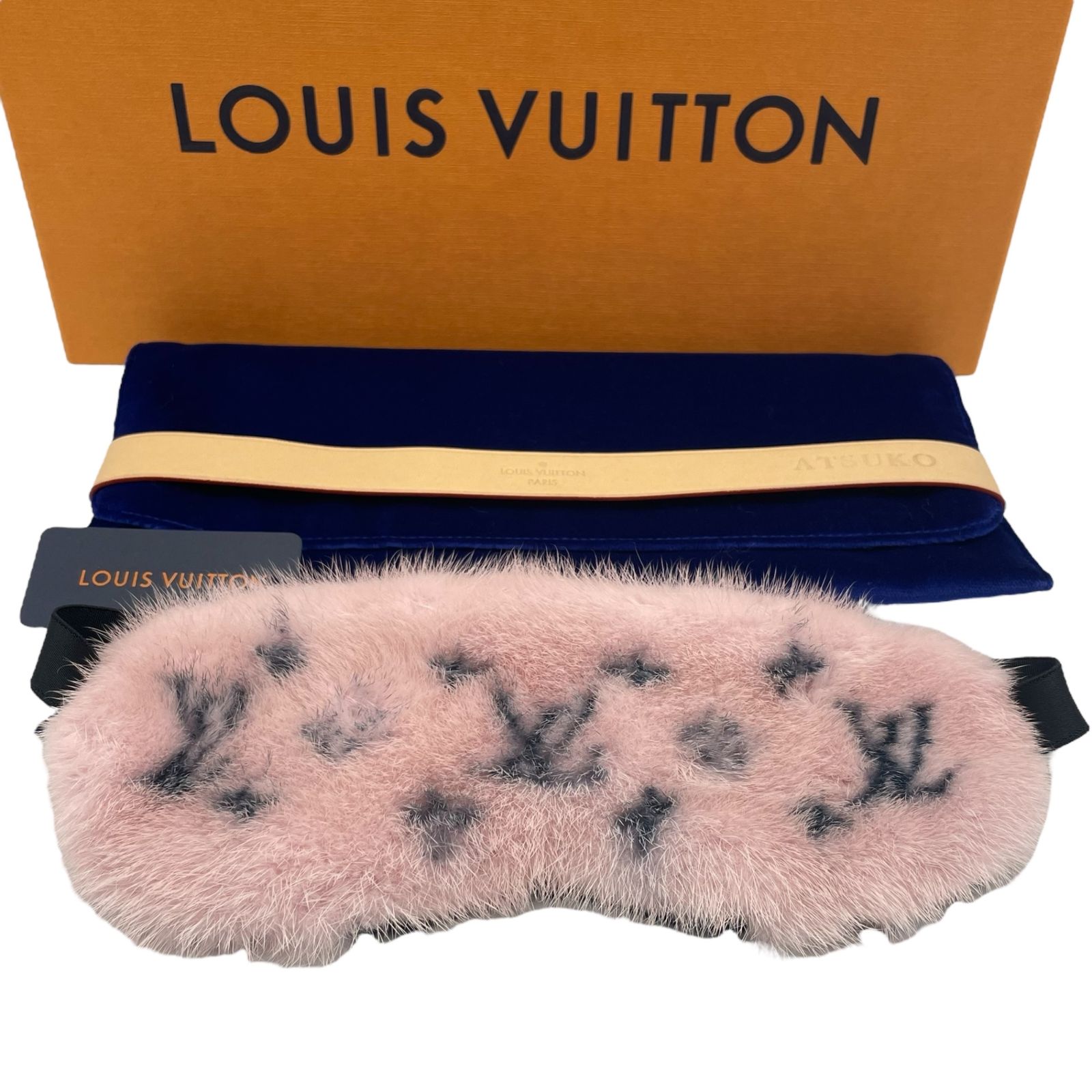 ルイヴィトン アイマスク 新品未使用 未使用品 LOUIS VUITTON ルイ・ヴィトン 2020年 ソメイユ アイマスク