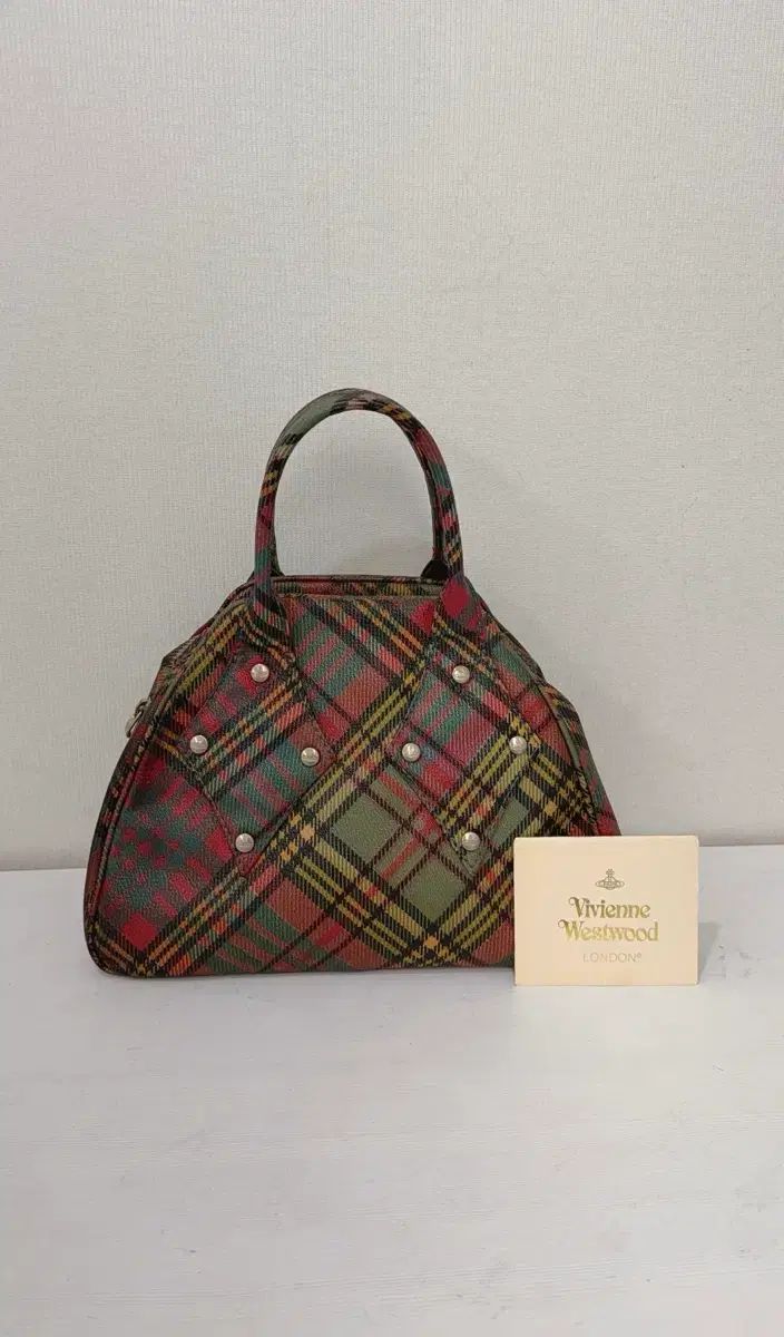 ヴィヴィアン・ウエストウッド タータンチェック トートバッグ 正規品