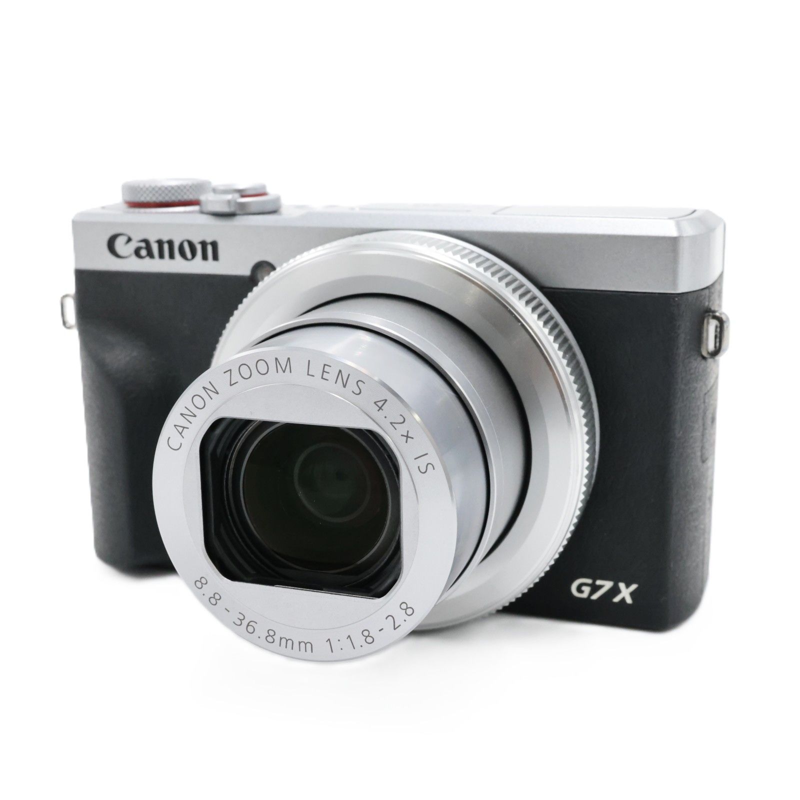 |中古-優良品| Canon PowerShot G7X Mark III シルバー Ver.1.3.2 日本語/英語対応 | Serial#:221055000882 コンパクトデジタルカメラ | 動作確認済