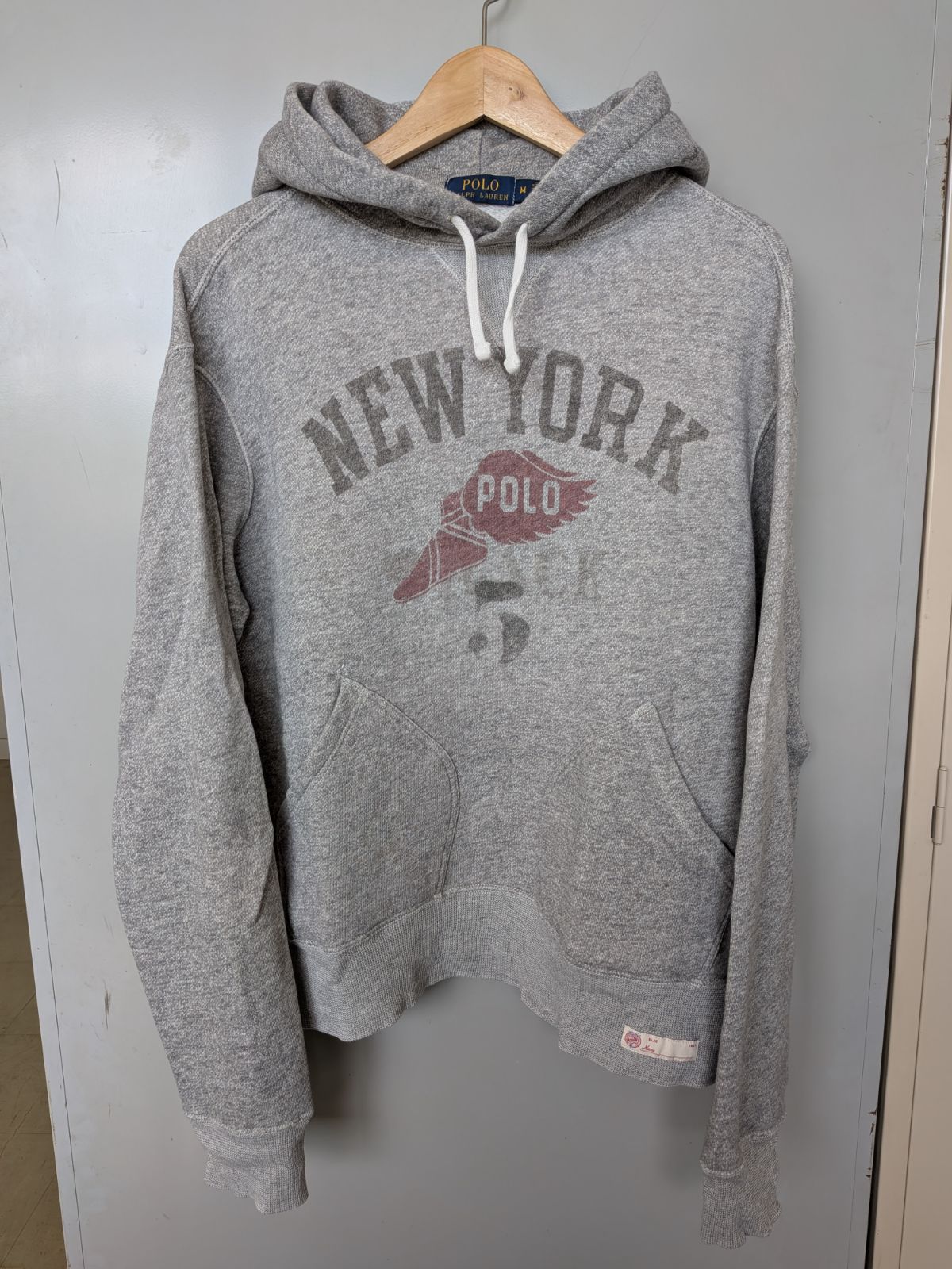 ポロ ラルフローレン (Polo Ralph Lauren) プルオーバー パーカー NY グレー M