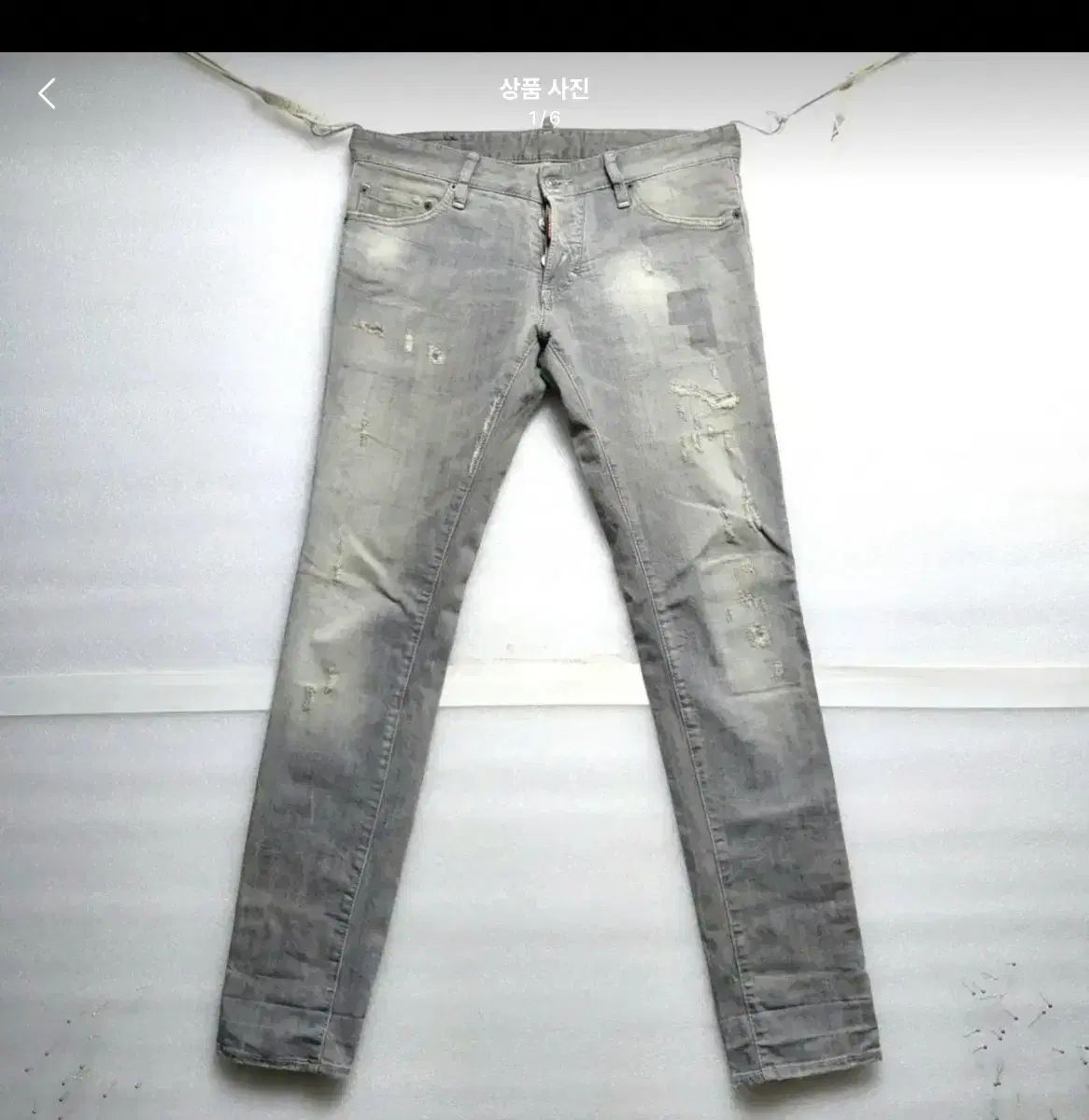 DSQUARED2 デニム 48 (34) ヴィンテージ ウォッシュ / グレーデニム