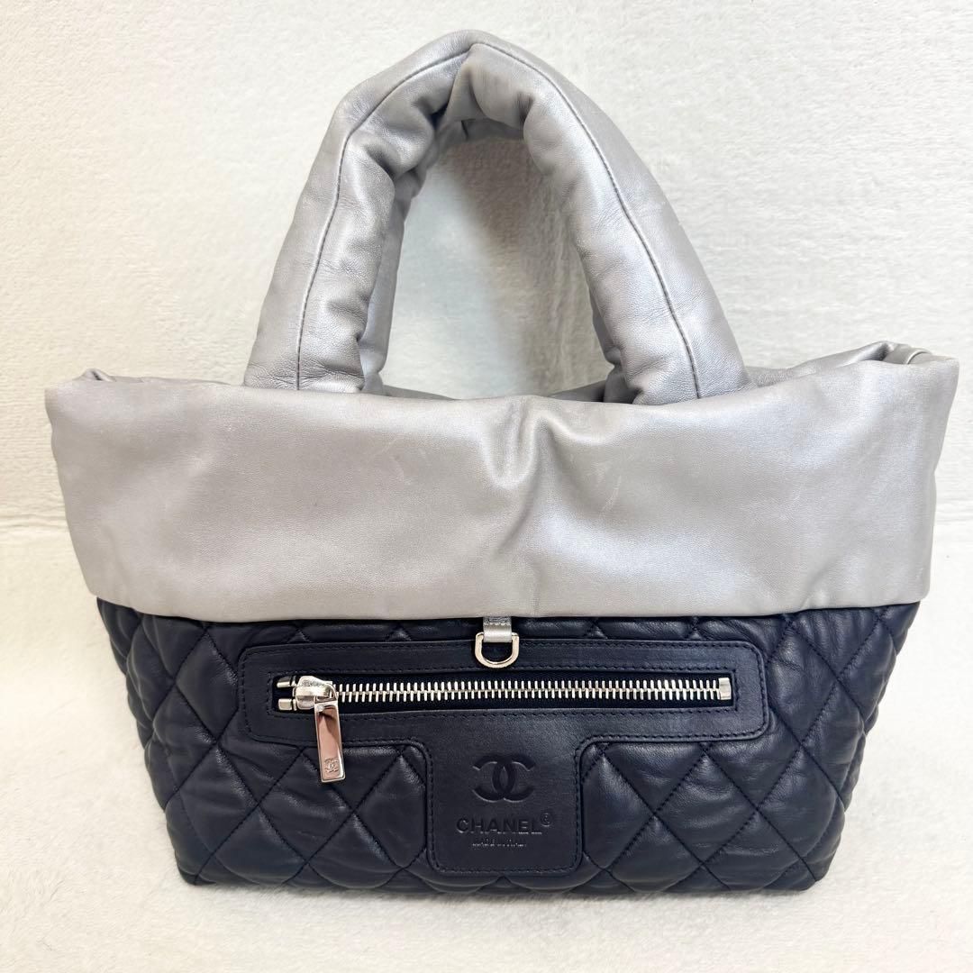 chi-ta　CHANEL リバーシブル コココクーン オールレザートート 美品】CHANEL シャネル リバーシブル コココクーン オールレザートート