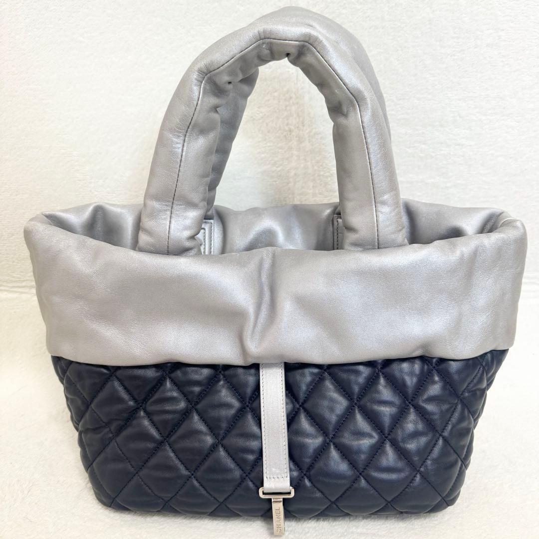 美品】CHANEL シャネル リバーシブル コココクーン オールレザートート