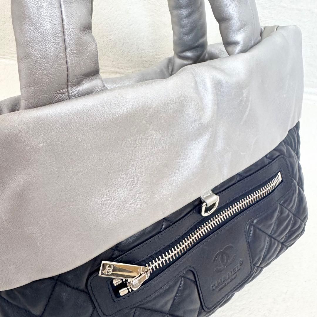 美品】CHANEL シャネル リバーシブル コココクーン オールレザートート