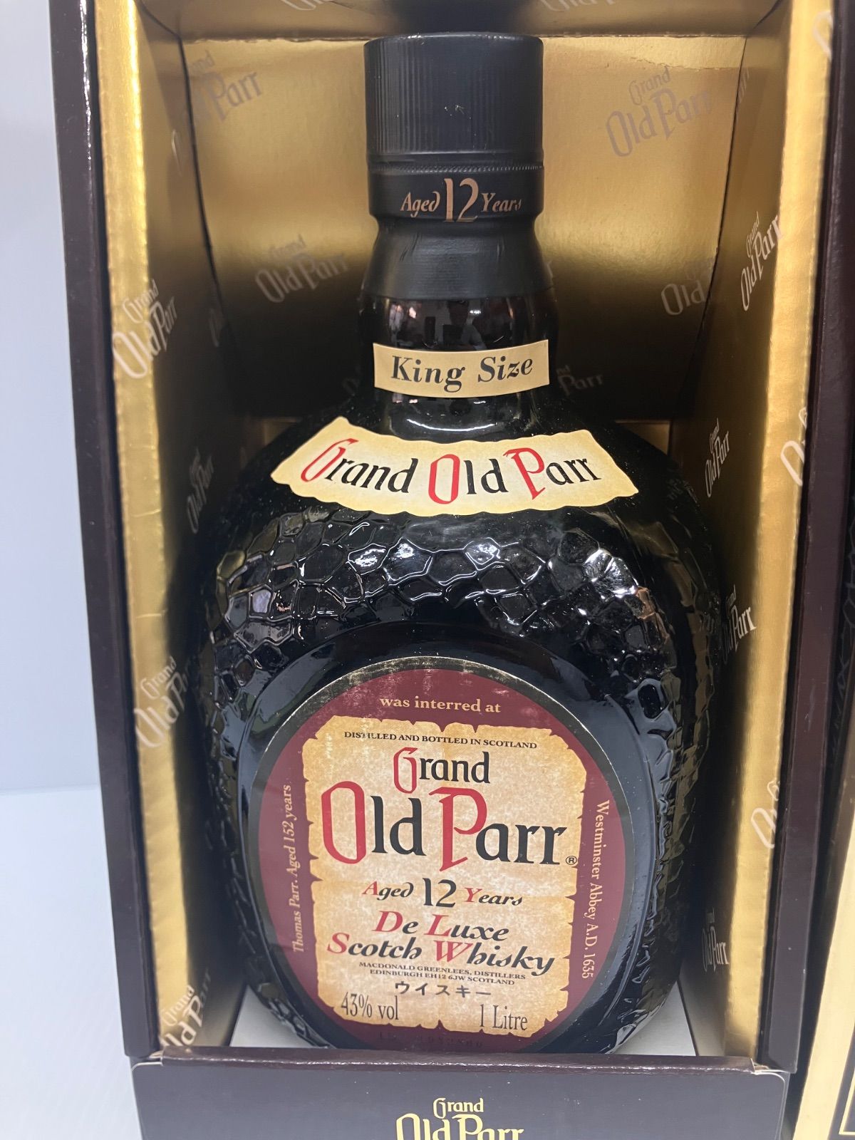 古酒・未開栓】グランド オールドパー 12年 デラックス キングサイズ