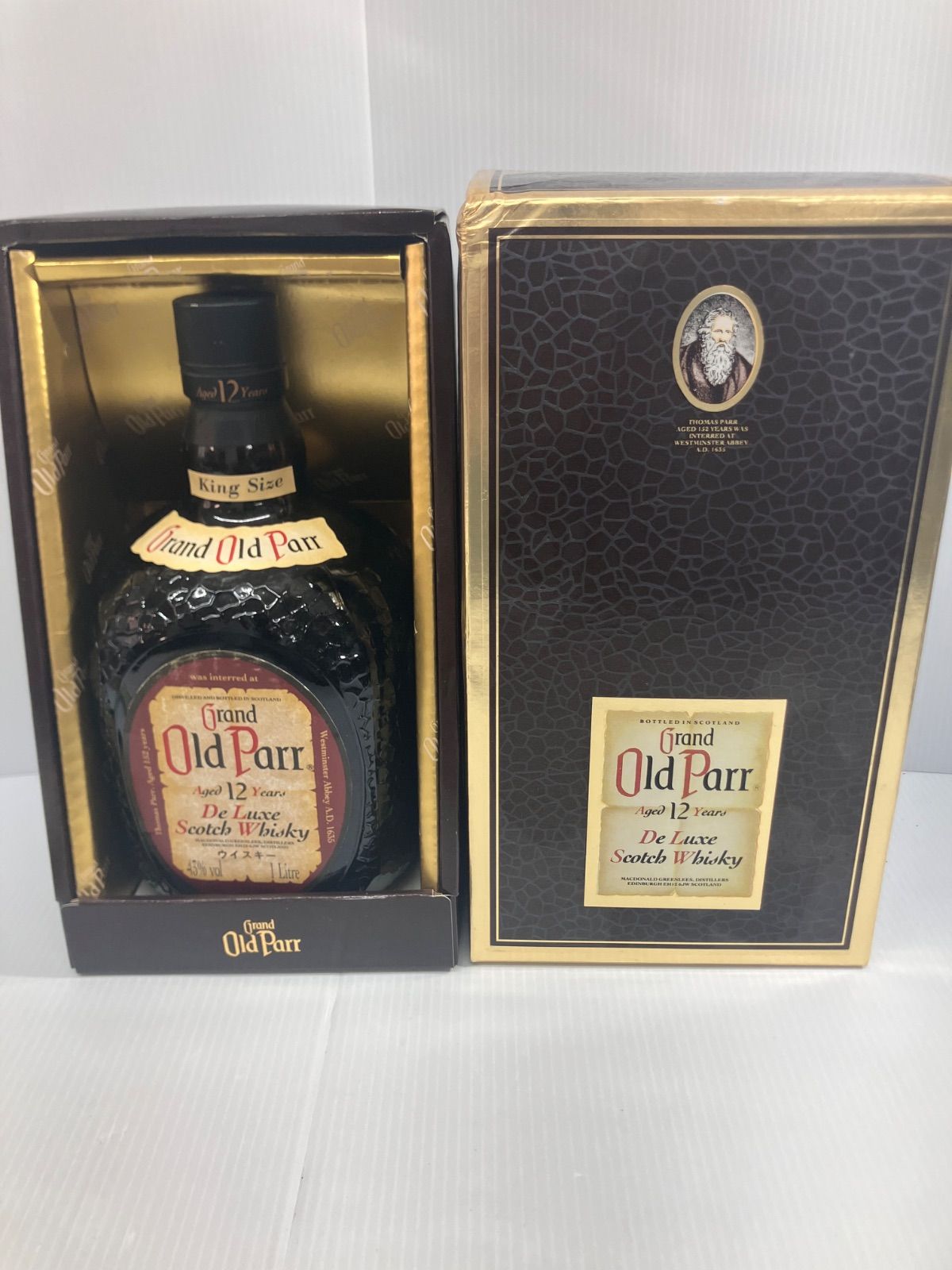 古酒・未開栓】グランド オールドパー 12年 デラックス キングサイズ