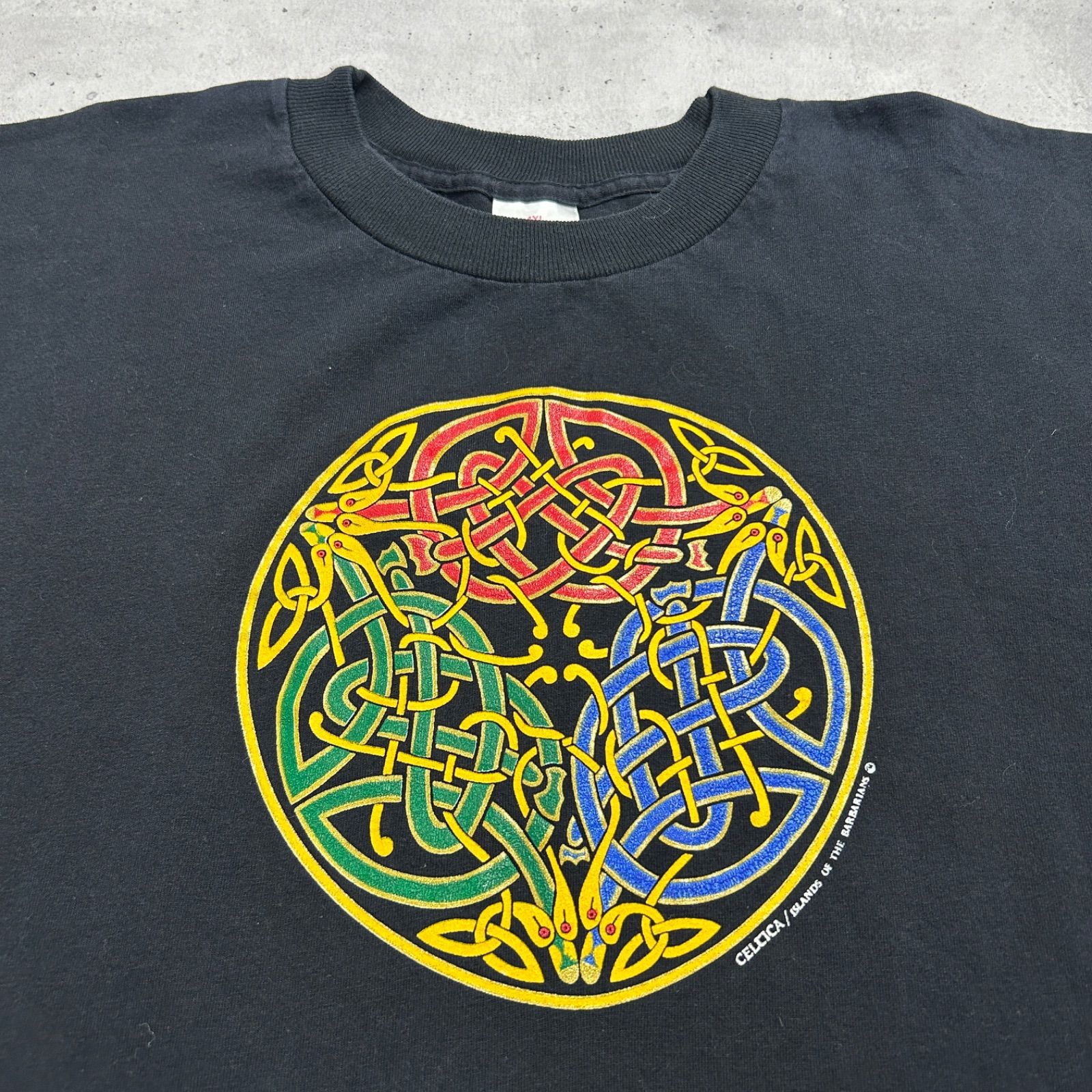 90s USA製 Murina 4XL ケルト文様 ケルティックノット ヴィンテージ グラフィックTシャツ トライバル ニューエイジ オーバーサイズ 10,952円