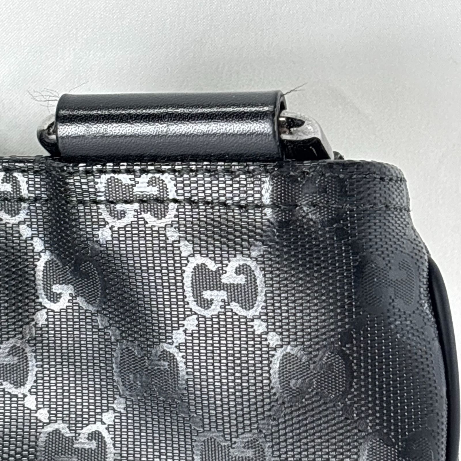 GUCCI GGインプリメ 201446 ショルダーバッグ 黒 PVC - メルカリ