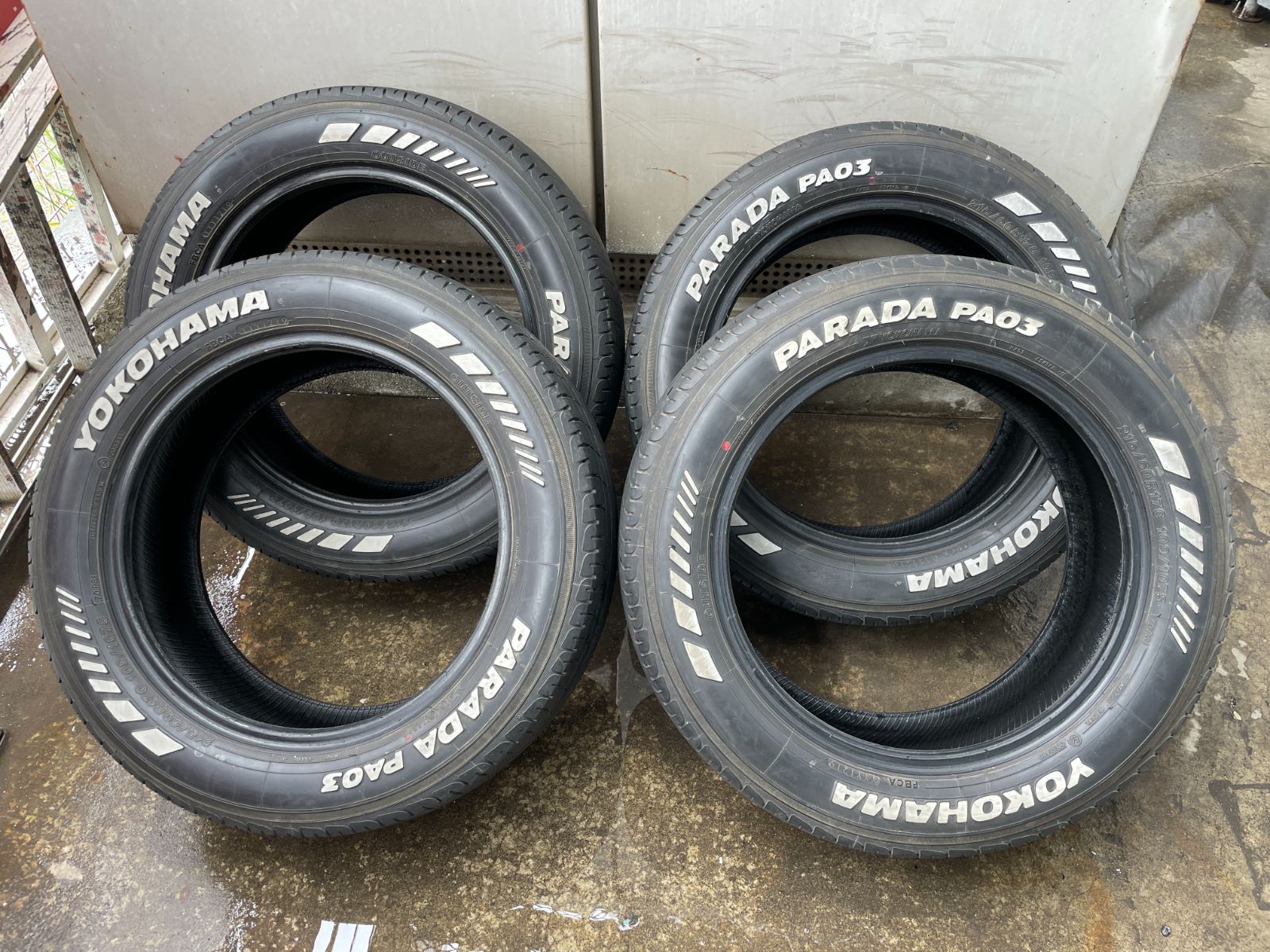 2本セット・4本あります】YOKOHAMA PARADA PA03 215/60R17 2本セット