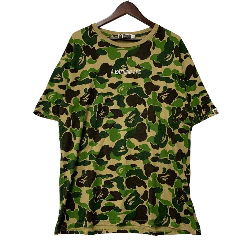 【中古品】 A BATHING APE アベイシングエイプ 001CSF801007X CAMOUFLAGE SS TEE カモフラージュ ショートスリーブ ティー トップス 半袖 【142-260611-cs-09-izu】
