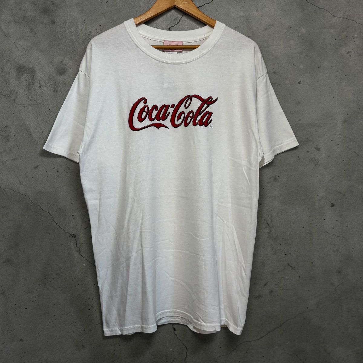 00s Coca Cola S/S TEE コカコーラ 半袖Tシャツ L 白 White 企業物 古着