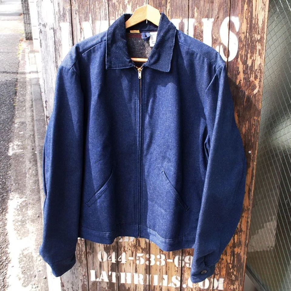 デッドストック 70's Vintage Blue Bell by Wrangler 9CRJJ816A US-40 ブルーベル ラングラー ビンテージ 襟コーデュロイ 裏ブランケット デニムジャケット