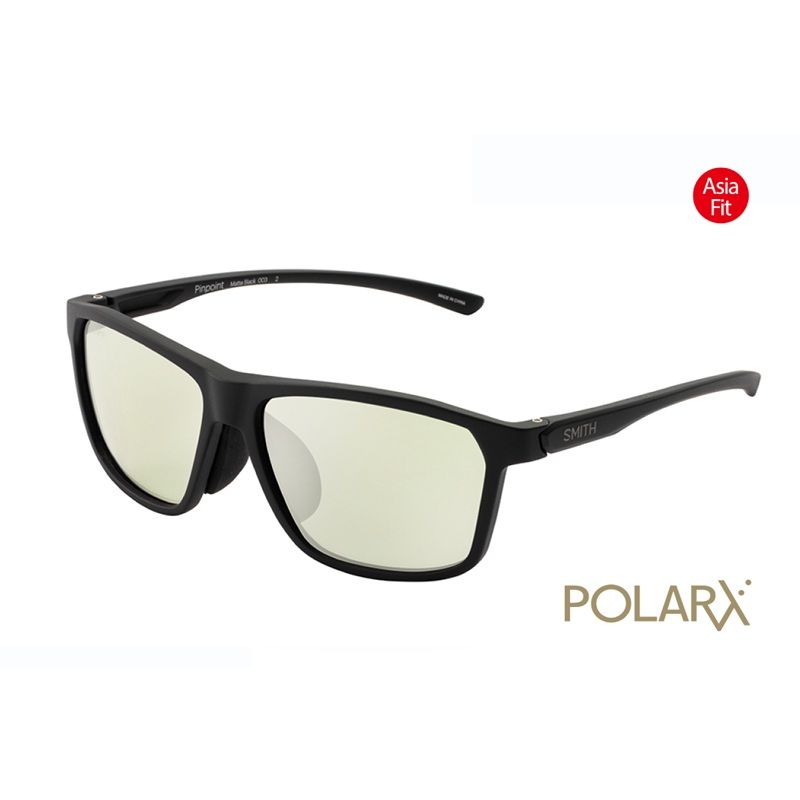 ピンポイント POLARX Pinpoint Asia Fit Matte Black X-Light Green 37 Silver Mirror