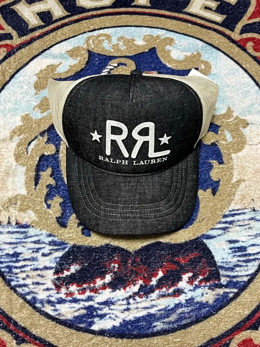 RRL(ダブルアールエル) ランチ ロゴ トラッカー キャップ